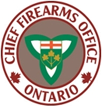 Chief Firearms Office Ontario logo with crest