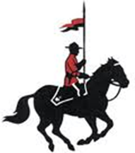Royal Canadian Mounted Police logo with mounted officer on horse