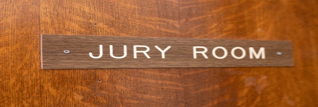 Jury Room Sign