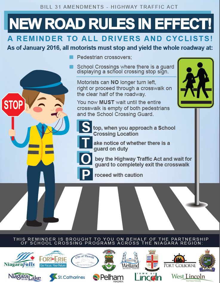 Crossing Guards / School Crosswalks public service announcement