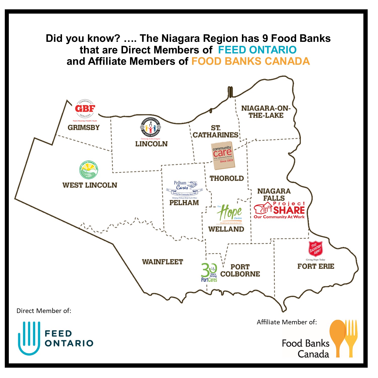 food drive regional map