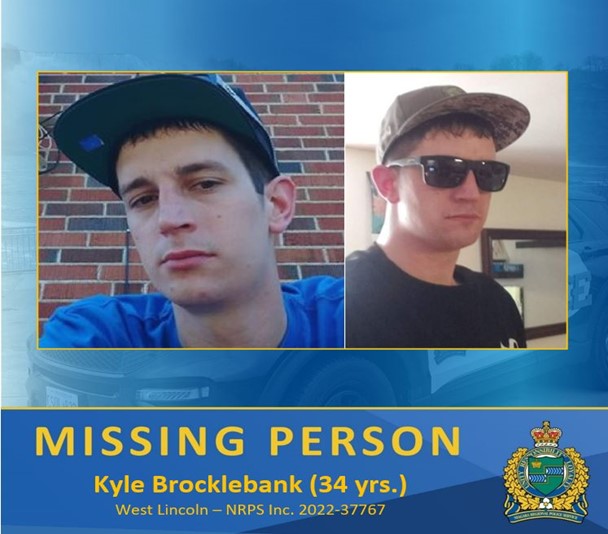 Missing person Kyle Brocklebank