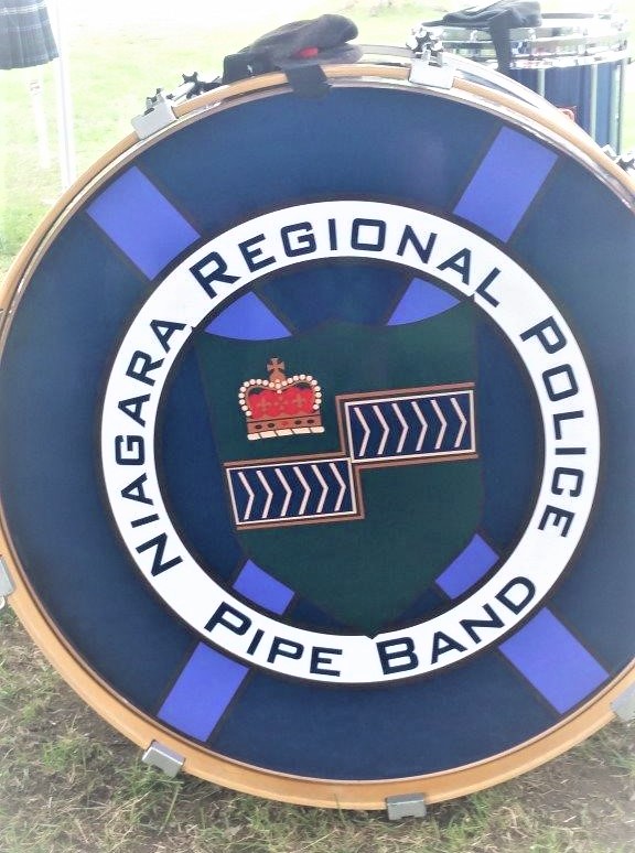 Drum with logo