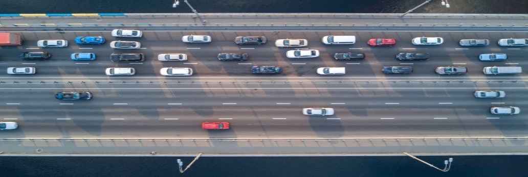 Traffic on bridge