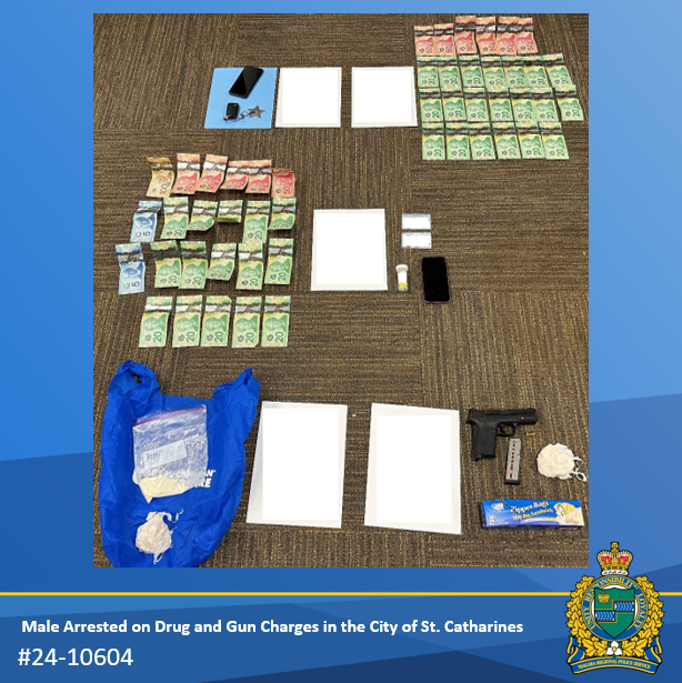 Niagara Regional Police Photos of Items Seized in Arrest St. Catharines