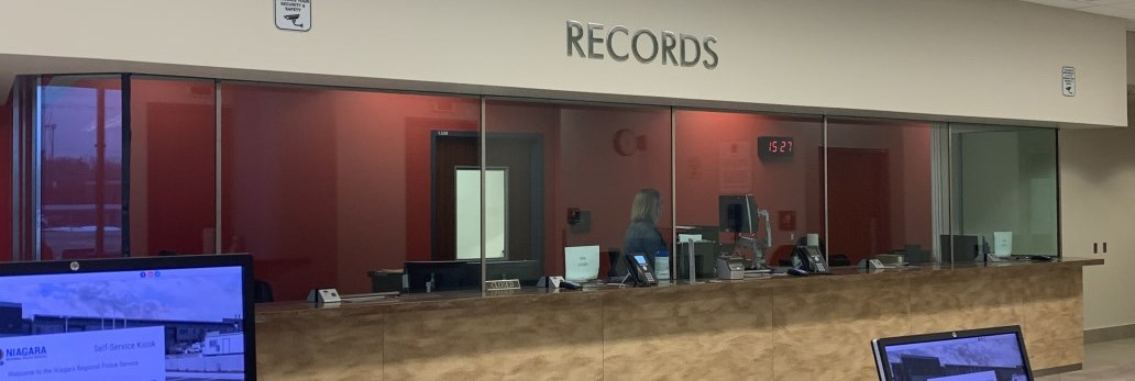 records and information front desk headquarters