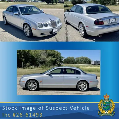 Stock Photo of Possible Suspect Vehicle