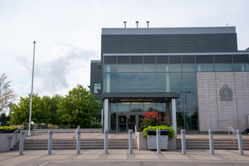 Front of NRPS HQ Building
