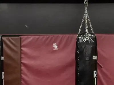 a punching bag