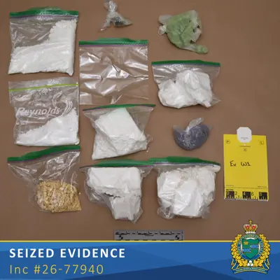 Photo of Seized Drugs