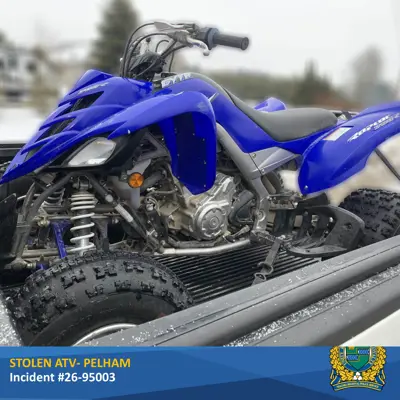 Blue ATV