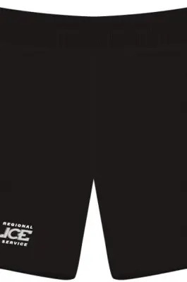 mesh shorts - black