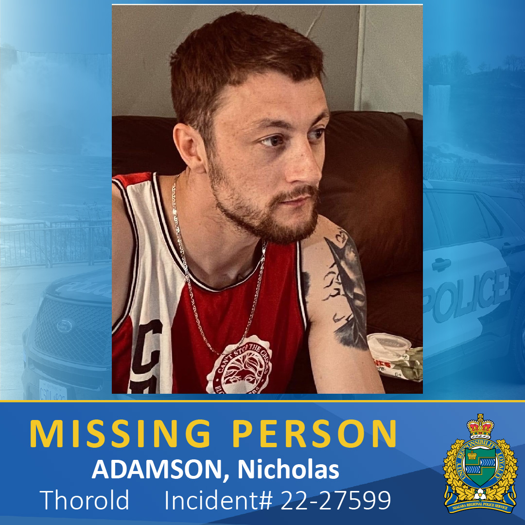 Missing Person Nicholas Adamson
