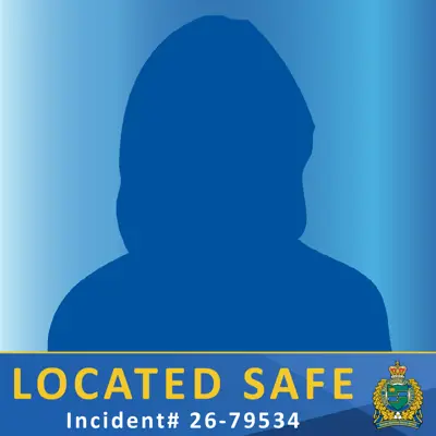 Silhouette of Missing Female Located
