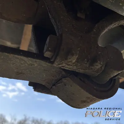 Photo of Cracked Leaf Spring