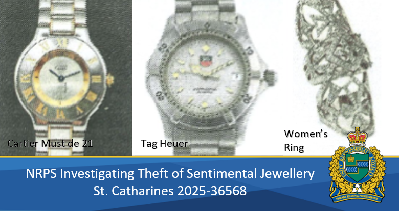 stolen watches and ring
