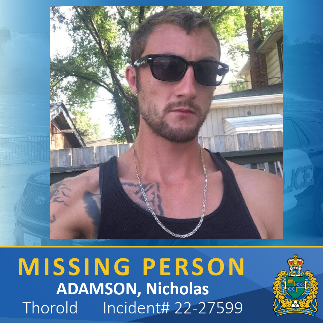 Missing Person Nicholas Adamson