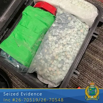 Photo of Seized Suspected Drugs